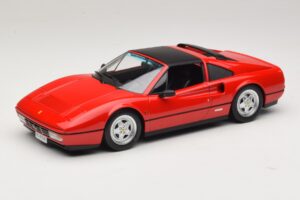 Ferrari 328 GTS Czerwony Z Czarnym Wnętrzem KK-Scale 1:18 KKDC180551 Metal — zdjęcie 2 z 7