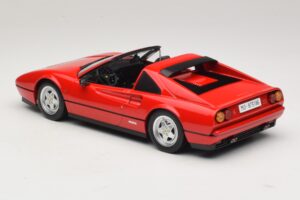 Ferrari 328 GTS Czerwony Z Czarnym Wnętrzem KK-Scale 1:18 KKDC180551 Metal — zdjęcie 6 z 7