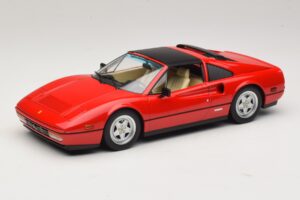 Ferrari 328 GTS Wersja US Czerwony Beverly Hills Cop II Z Beżowym Wnętrzem KK-Scale 1:18 KKDC181701 Metal — zdjęcie 2 z 7