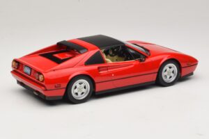 Ferrari 328 GTS Wersja US Czerwony Beverly Hills Cop II Z Beżowym Wnętrzem KK-Scale 1:18 KKDC181701 Metal — zdjęcie 3 z 7