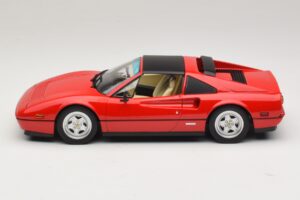 Ferrari 328 GTS Wersja US Czerwony Beverly Hills Cop II Z Beżowym Wnętrzem KK-Scale 1:18 KKDC181701 Metal — zdjęcie 4 z 7