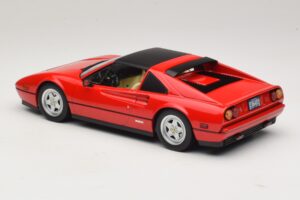 Ferrari 328 GTS Wersja US Czerwony Beverly Hills Cop II Z Beżowym Wnętrzem KK-Scale 1:18 KKDC181701 Metal — zdjęcie 6 z 7