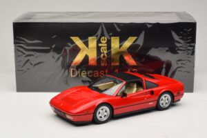 Ferrari 328 GTS Wersja US Czerwony Beverly Hills Cop II Z Beżowym Wnętrzem KK-Scale 1:18 KKDC181701 Metal — zdjęcie 7 z 7