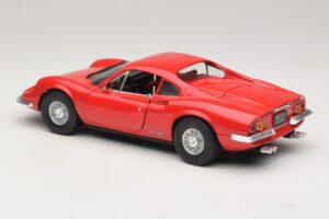 Ferrari Dino 246 Czerwony Majorette 1:18 5271 Metal — zdjęcie 7 z 8