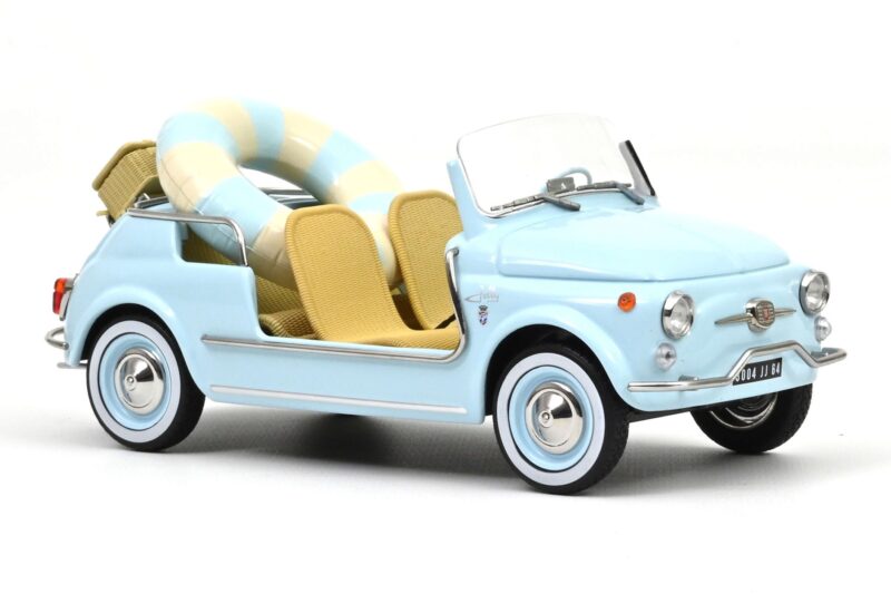 Fiat 500 Jolly Niebieski Norev 1:18 187793 Metal