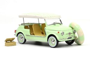 Fiat 500 Jolly Zielony Norev 1:18 187794 Metal — zdjęcie 4 z 5