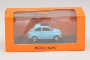 Fiat 500 L Niebieski Maxichamps 1:43 940121601 Metal — zdjęcie 5 z 5