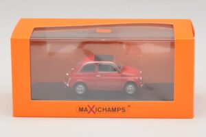 Fiat 500 L Czerwony Maxichamps 1:43 940121600 Metal — zdjęcie 5 z 5