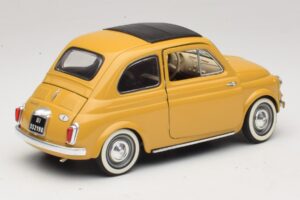 Fiat 500 Żółty Solido 1:18 8042 Metal — zdjęcie 3 z 8
