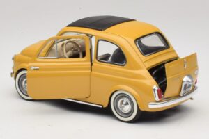 Fiat 500 Żółty Solido 1:18 8042 Metal — zdjęcie 5 z 8