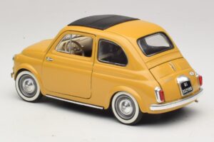 Fiat 500 Żółty Solido 1:18 8042 Metal — zdjęcie 7 z 8