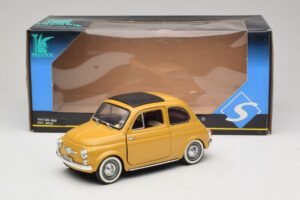 Fiat 500 Żółty Solido 1:18 8042 Metal — zdjęcie 8 z 8