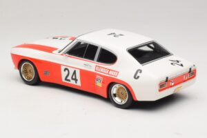 Ford Capri RS 2600 #24 D. Glemser / J. Mass 9 Hours of Kyalami Class Winner 1971 Minichamps 1:18 155718509 Metal — zdjęcie 5 z 6