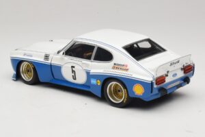 Ford Capri RS3100 #5 R. Stommelen / J. Mass Zandvoort ETC 1974 Minichamps 1:18 180748005 Metal — zdjęcie 7 z 8