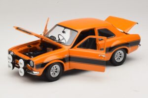 Ford Escort Mk1 RS1600 AVO Pomarańczowy Z Czarnymi Pasami Minichamps 1:18 100688104 Metal — zdjęcie 2 z 8