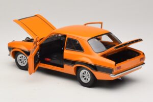 Ford Escort Mk1 RS1600 AVO Pomarańczowy Z Czarnymi Pasami Minichamps 1:18 100688104 Metal — zdjęcie 5 z 8