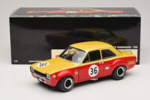 Ford Escort Mk1 TC #36 F. Gardner / D. Glemser Grand Prix der Tourenwagen 1968 Minichamps 1:18 100688136 Metal — zdjęcie 8 z 8