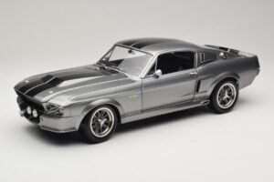 Ford Mustang Shelby GT500 Eleanor Szary Metalik & Czarny KK-Scale 1:12 KKDC120171 Metal