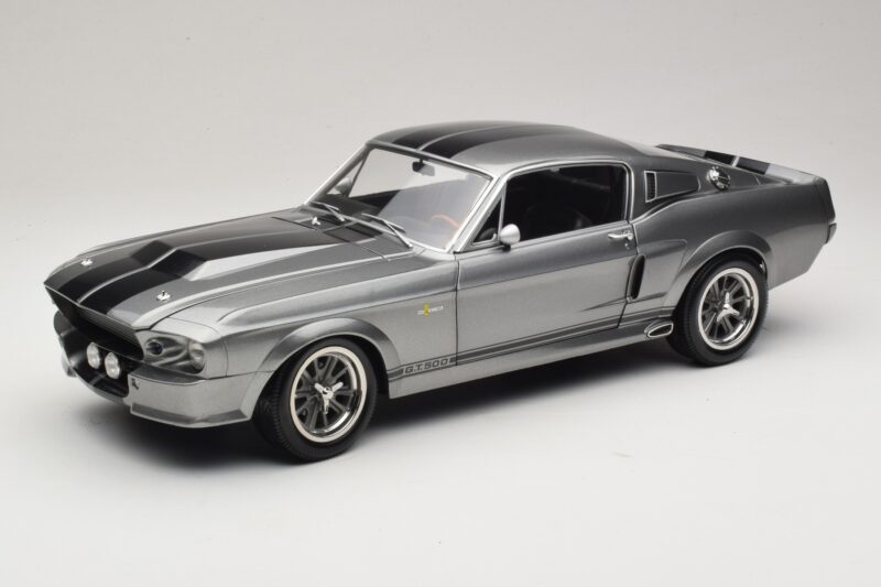 Ford Mustang Shelby GT500 Eleanor Szary Metalik & Czarny KK-Scale 1:12 KKDC120171 Metal