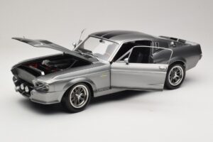 Ford Mustang Shelby GT500 Eleanor Szary Metalik & Czarny KK-Scale 1:12 KKDC120171 Metal — zdjęcie 2 z 8