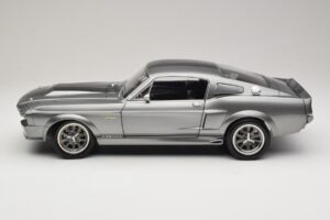 Ford Mustang Shelby GT500 Eleanor Szary Metalik & Czarny KK-Scale 1:12 KKDC120171 Metal — zdjęcie 4 z 8