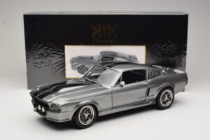 Ford Mustang Shelby GT500 Eleanor Szary Metalik & Czarny KK-Scale 1:12 KKDC120171 Metal — zdjęcie 8 z 8