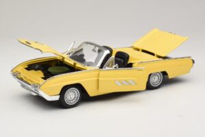 Ford Thunderbird Kabriolet Żółty Anson 1:18 30334-P1 Metal — zdjęcie 2 z 8