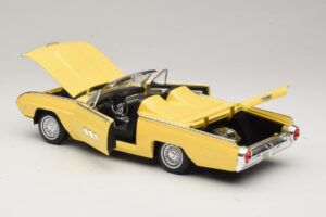 Ford Thunderbird Kabriolet Żółty Anson 1:18 30334-P1 Metal — zdjęcie 5 z 8