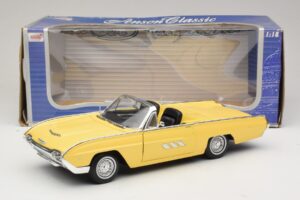Ford Thunderbird Kabriolet Żółty Anson 1:18 30334-P1 Metal — zdjęcie 8 z 8