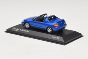 Honda CR-X del Sol EG2 Niebieski Metalik Minichamps 1:43 400161931 Metal — zdjęcie 3 z 5