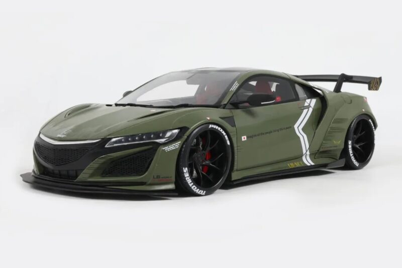 Honda NSX NC1 LB-Works Khaki Matte GT Spirit 1:18 Honda NSX NC1 LB-Works Khaki Matte GT Spirit 1:18 GT955 Żywica