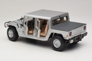 Hummer H1 Hardtop Srebrny Maisto 1:18 36857 Metal — zdjęcie 5 z 8