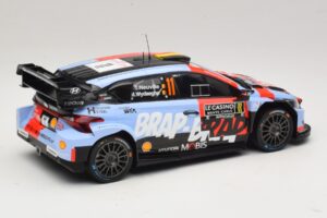 Hyundai i20 N Rally1 #11 T. Neuville / M. Wydaeghe Rally Monte Carlo 2026 IXO 1:18 18RMC270B Metal — zdjęcie 2 z 6