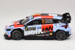 Hyundai i20 N Rally1 #11 T. Neuville / M. Wydaeghe Rally Monte Carlo 2026 IXO 1:18 18RMC270B Metal — zdjęcie 3 z 6