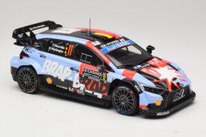 Hyundai i20 N Rally1 #11 T. Neuville / M. Wydaeghe Rally Monte Carlo 2026 IXO 1:18 18RMC270B Metal — zdjęcie 4 z 6