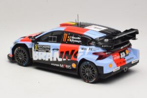 Hyundai i20 N Rally1 #11 T. Neuville / M. Wydaeghe Rally Monte Carlo 2026 IXO 1:18 18RMC270B Metal — zdjęcie 5 z 6