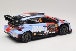 Hyundai i20 N Rally1 #16 A. Fourmaux / A. Coria Rally Monte Carlo 2026 IXO 1:18 18RMC270A Metal — zdjęcie 2 z 6