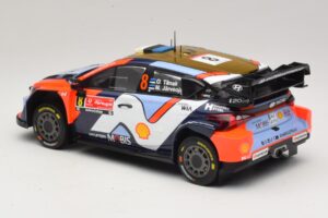 Hyundai i20 N Rally1 #8 O. Tanak / M. Jarveoja Rally Portugal 2025 IXO 1:18 18RMC251A Metal — zdjęcie 5 z 6
