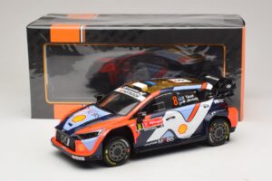 Hyundai i20 N Rally1 #8 O. Tanak / M. Jarveoja Rally Portugal 2025 IXO 1:18 18RMC251A Metal — zdjęcie 6 z 6
