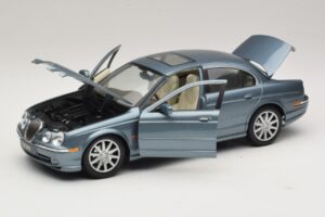 Jaguar S-Type X200 Niebieski Maisto 1:18 31865 Metal — zdjęcie 2 z 8