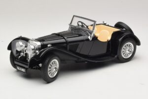 Jaguar SS100 Roadster Czarny Bburago 1:18 3006-M3 Metal