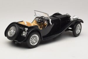 Jaguar SS100 Roadster Czarny Bburago 1:18 3006-M3 Metal — zdjęcie 2 z 6