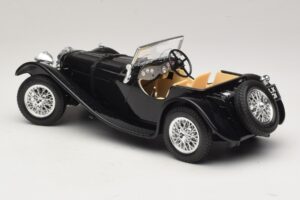 Jaguar SS100 Roadster Czarny Bburago 1:18 3006-M3 Metal — zdjęcie 5 z 6