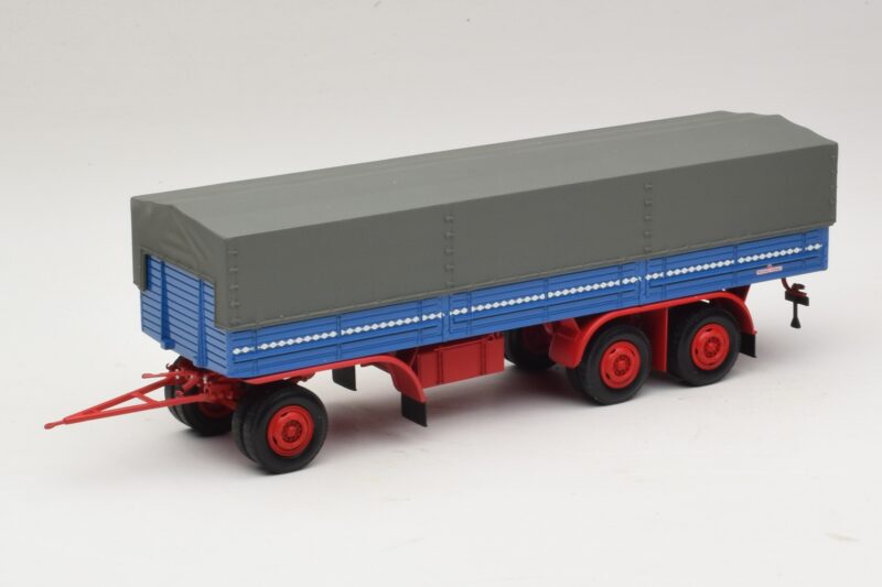 Kassbohrer 3-Achs Niebieski Czarny Minichamps 1:43 439161090 Metal