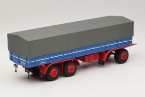 Kassbohrer 3-Achs Niebieski Czarny Minichamps 1:43 439161090 Metal — zdjęcie 2 z 6