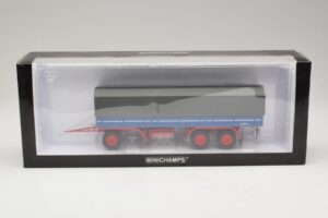 Kassbohrer 3-Achs Niebieski Czarny Minichamps 1:43 439161090 Metal — zdjęcie 6 z 6