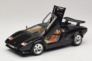 Lamborghini Countach 5000 Quattrovalvole Czarny Bburago 1:18 3337 Metal — zdjęcie 2 z 8