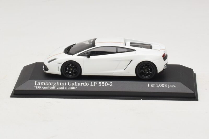 Lamborghini Gallardo LP550-2 Tricolore Biały Minichamps 1:43 400103801 Metal