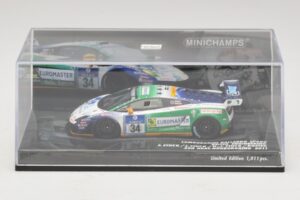 Lamborghini Gallardo LP600 GT3 #34 Reiter Engineering H-J. Stuck 24 Hours of Nurburgring 2011 Minichamps 1:43 437111284 Metal — zdjęcie 4 z 5