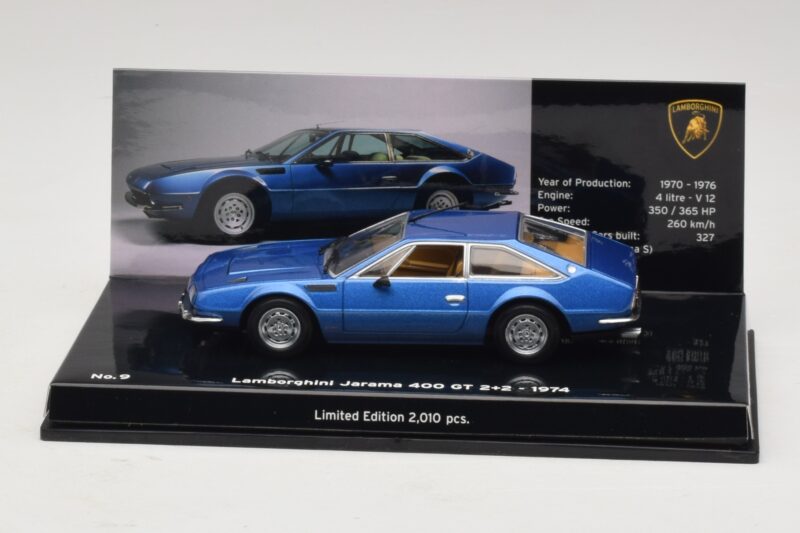 Lamborghini Jarama 400 GTS Niebieski Minichamps 1:43 436103400 Metal